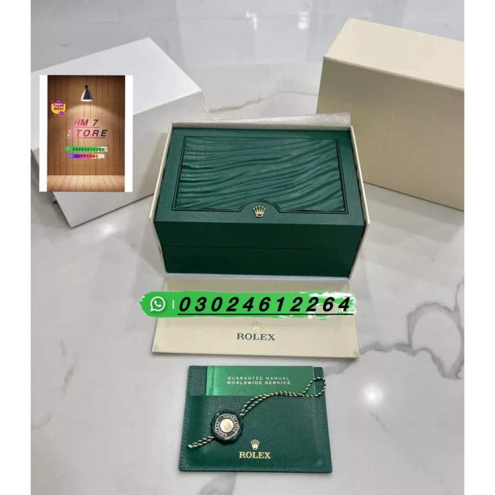 Brand New Authentic Rolexx New Style Green Box Watch box