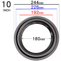 2PCS 4-12 inch Woofer Speaker Repair Parts  Surround Edge Folding Ring Subwoofer(100~300mm) 4 5 6.5 7 8 10 12. 
