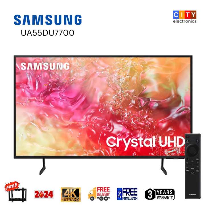 SAMSUNG UA55DU7700 55" Inch Crystal UHD 4K Smart TV