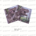 Jurassic World Dinosaur Theme Disposable Tableware Cup Plate Dinosaur Balloon Banner Children's Birthday Party Cake Flag Decor. 