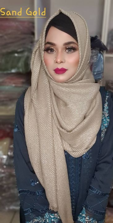 Golden%20shade%2072/30%20inch%20party%20hijab%20premium%20quality%20-%20Image%202