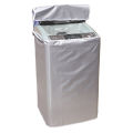 Washing Machine Cover Polyester Waterproof Top Load Laundry Dryer Cover Sunscreen Silver Coating Dustproof Cover. 
