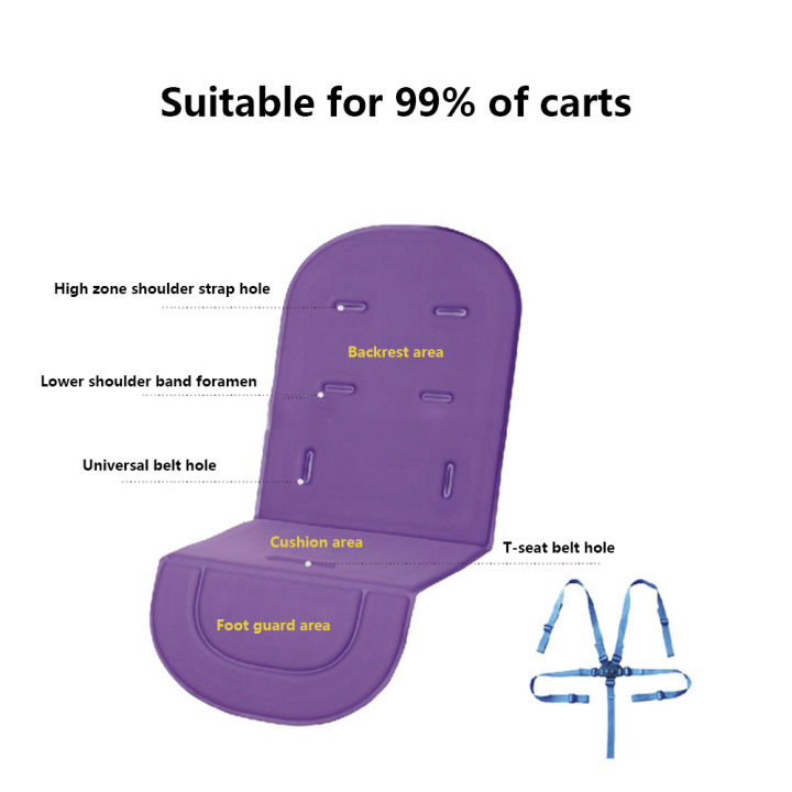 Baby%20Stroller%20Seat%20Cushion%20Kids%20Pushchair%20Car%20Cart%20High%20Chair%20Seat%20Trolley%20Soft%20Mattress%20Baby%20Stroller%20Cushion%20Pad%20Accessories%20-%20Image%205