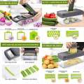 M Hub-16-in-1 Vegetable Chopper & Veggie Slicer – Multi-Function Kitchen Gadget for Effortless Meal Prep. 