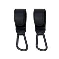 2pcs /lot Baby Stroller Hook PU Leather Cart Organizer Diaper Bag Hanger Climbing Buckle Hooks Child Pram Accessories. 