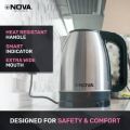 NOVA Electric Kettle  1.8 Liter steel body. 