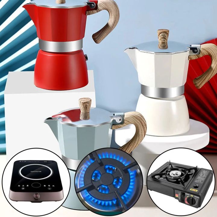 Coffee Maker,Classic Aluminium Coffee Moka Pot,Espresso American Style