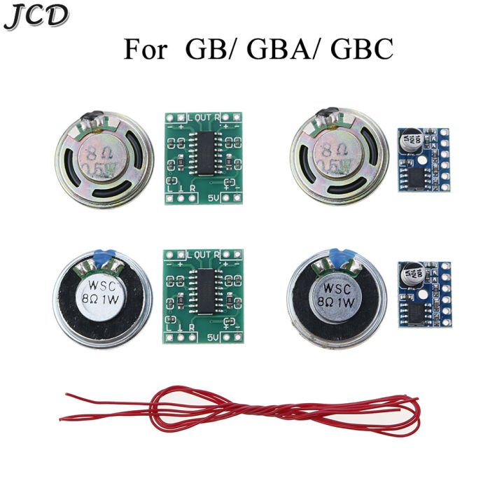JCD 1Set Sound Audio Amplifier Enhancement Speaker For Gameboy Color  GBC GBA GB Digital Amplifier PCB Board Volume Up Module