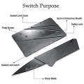 Credit Card size thin folding outdoor campaign and personal security.