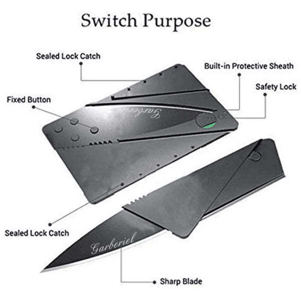 Credit Card size thin folding outdoor campaign and personal security