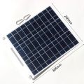 100W 5V Solar Plate  Waterproof Solar Panel Portable Dual USB Solar Battery Charger Outdoor Camping Solar Cells Charging. 