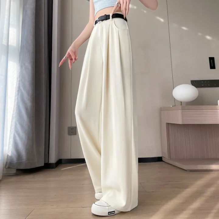2025%20New%20Spring%20Summer%20Casual%20Loose%20Women's%20Wide%20Leg%20Full%20Length%20Pants%20High%20Waist%20Solid%20Female%20Elegant%20Straight%20Trousers%20-%20Image%208