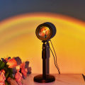 LED Usb Sunset Projector Lamp Home Decoration Portable Night Light Mood Neon Light. 