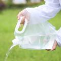 5/10L Foldable Drinking Water Bag Transparent Outdoor Camping Hiking Thickened Bag Big Capacity Storage Container Portable. 