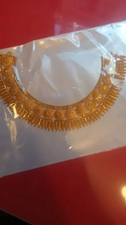 Gold%20Plated%20Mini%20Haar%20Necklace%20With%20Earring%20And%20Ring%20For%20Women%20-%20Image%204