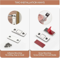 Magnetic Cabinet Catches Ultra Thin Door Strong Magnets Stopper Invisible Adhesive Drawer Magnet Lock for Kitchen Closet Closer. 