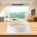 Air Vent Duct Connector Flange Straight Ventilation Pipe Plastic Ducting Tools Home Improvement Ventilation System Components. 