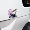 Cyberpunk anime Edge Runner 2D car sticker, Lucy waterproof car and motorcycle computer case sticker. 