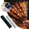 Single Row Kebab Maker Kebab Press Maker BBQ Meat Skewer Machine Reusable Plastic BBQ Skewer Maker Kebab Preparation BBQ Tools.