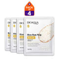 BIOAQUA Rice Raw Pulp Moisturizing Face Mask Sheet Pack of 4 & Pack of 1. 