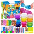 pack of 24 slime and 12 glitter bottles and water orbeez balls and animals orbeez and 2 clay mitti stick only Rs 999. 