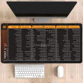 Mouse Pad Large Extended Shortcuts for Ai Final Software Big Office Keyboard Mousepad Gaming overlock HD Printing XXL Desk Mat. 