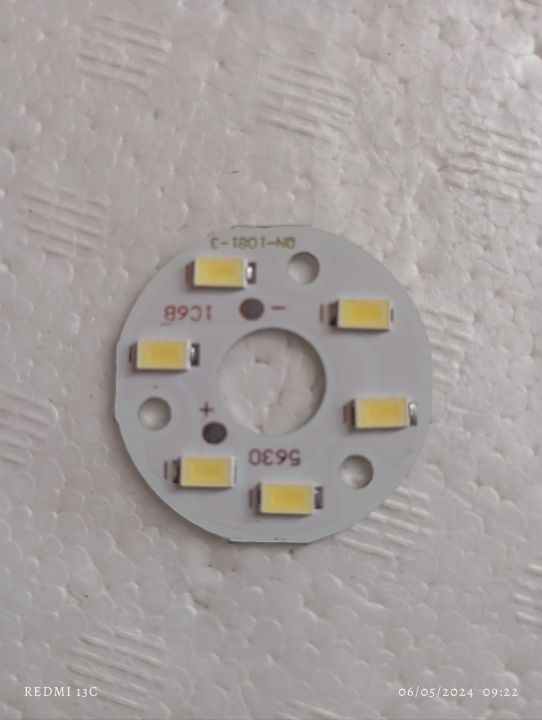 (5pcs)%204v%206%20LED%20round%20SMD(1C6B)%20Light%20bulb%20circuit%20for%20mini%20Rechargeable%20DC%20fan%20and%20%20light%20%20-%205%20pcs%20-%20Image%204