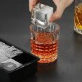 4/6/8/Grid Big Ice Tray Mold Box Large Food Grade Silicone Ice Cube Square Tray Mold Diy Bar Pub Wine Ice Blocks Maker Model. 