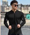 spring autumn Jacket Men Fitness Sportswear Gym Training long sleeve Sweatshirt Jogging Male coat Cardigan zipper running Jacket. 