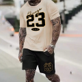 2024 New Fashion 3D Printed Men's Suit Oversized Clothing Short Sleeve Shorts Suit Men's Sportswear Summer Casual Suit.