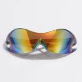 Luxury Brand Sports Punk Y2K Sunglasses Women Men Unique Goggle One Piece Sun Glasses For Male Cycling Hip Hop Shades UV400.