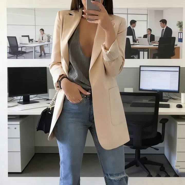 Women%20Buttonless%20Lapel%20Blazer,%20British%20Elegant%20Pocket%20Suit%20Jacket,%20Loose%20Professional%20Office%20Business%20Casual%20Commuter%20Outerwear%20-%20Image%207