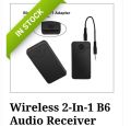 Wireless 2-In-1 B6 Audio Receiver And Transmitter. 
