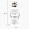 Smart Led Bulb Holder with Motion Sensor E27 E26 AC 85-265V Socket Lamp Base Adapter Converter PIR Human Induction Detector. 