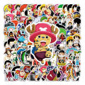 100 Piece One Piece Stickers Waterproof DIY For Phones Laptop Car Sticker Creative Home Decal. 