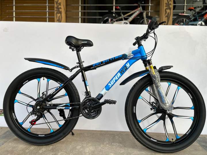 🚴 Cyclistan.pk presents the ultimate 26” High-Quality Mountain Bike, designed for thrill-seekers and everyday riders. Built with fiber star rims, wide tires, and premium gears, this MTB ensures smooth, durable, and high-performance rides.