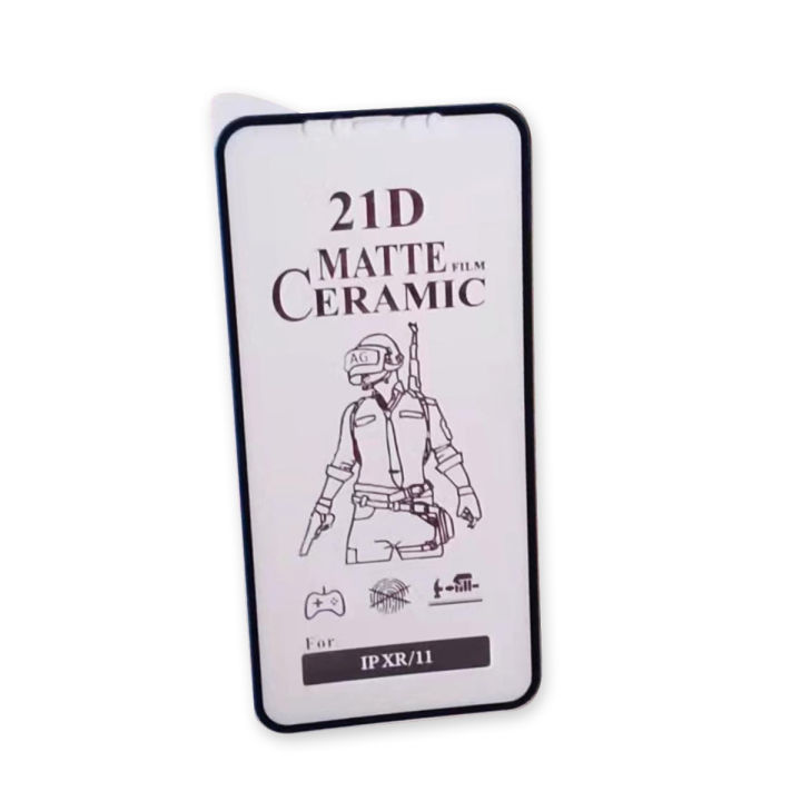 Matte Ceramic Screen Protector for iPhone XR/11 - Flexible Anti-Glare Film, Smooth Touch, Not Glass Material