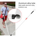Foldable Walking Stick Folding Foldable Reflective Cane Crutch Portable Anti Shock  Walking Stick Blind People Folding Cane. 