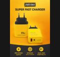 45W Dual Port Super Fast Charger | USB-C (PD 3.0) & USB-A (QC 3.0) | Multi-Device Compatibility for Samsung, Pixel, & More. 