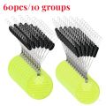 Resistance Space Beans 60pcs 10 Group Stopper Not To Hurt The Line Vertical Beans Carp Fishing Tackle Accessories. 