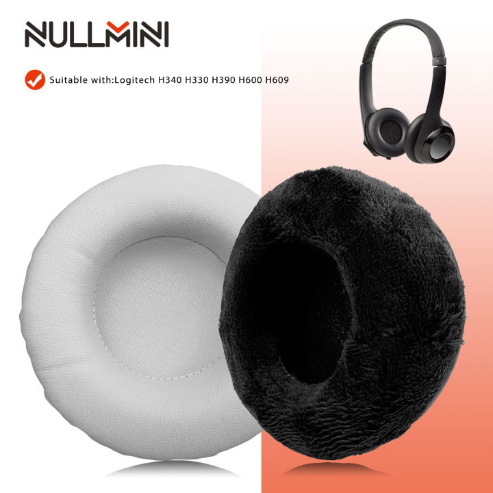 NullMini Replacement Earpads for Logitech H340 H330 H390 H600 H609 Headphones Ear Cushion Earmuffs Sleeve Headset