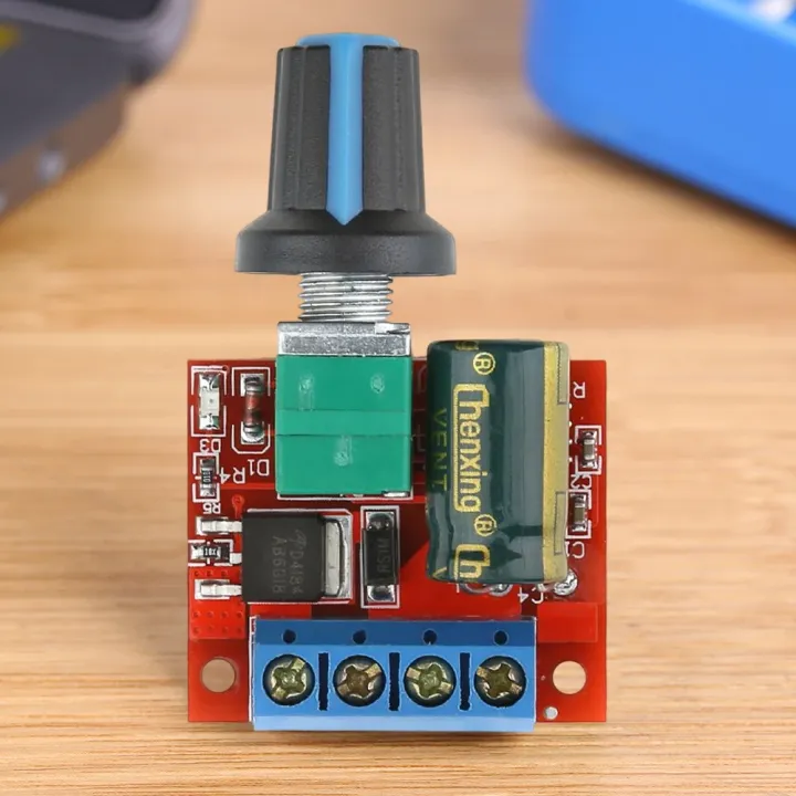 1-5pcs%205A%2090W%20PWM%20DC%20Motor%20Speed%20Controller%20Module%20Voltage%20Regulator%20Adjustable%20Drive%20Module%20LED%20Dimmer%20Power%20Controller%20-%20Image%202