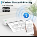 Portable Mini A4 Printer No Ink Printing A4
Thermal Printer for Phone PC Tattoo Transfer Printer or 5PK Thermal Paper Rolls. 