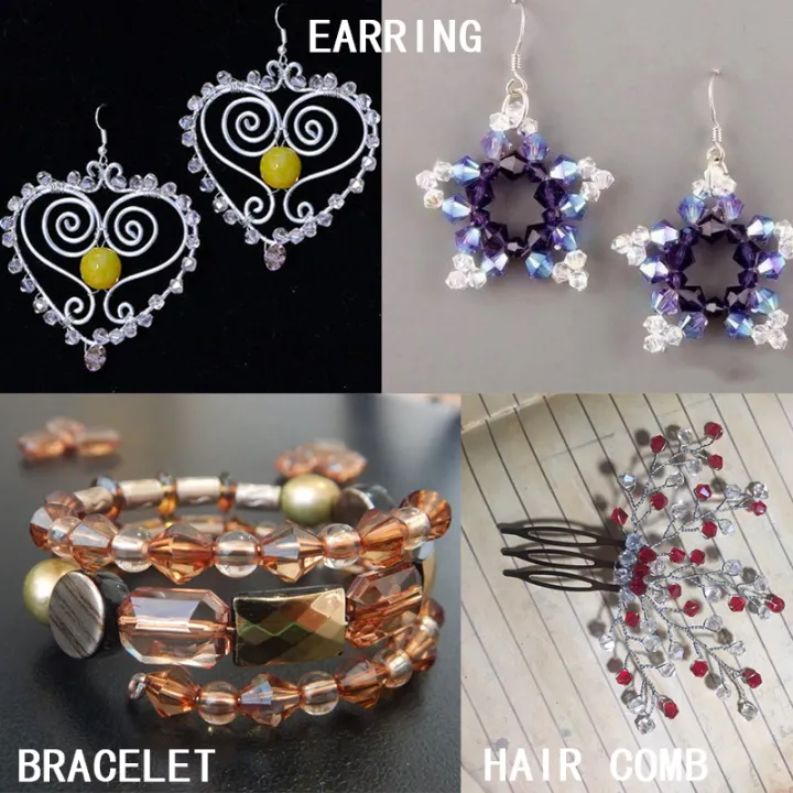 100pcs%204mm%20Shiny%20Bicone%20beads%20Crystal%20Beads%20charms%205238%20Loose%20Spacer%20Beads%20Glass%20jewelry%20beads%20for%20DIY%20Jewelry%20Making%2036%20colors%20-%20Image%204