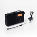 KTF-1715 FM Radio BT Speaker MP3 Player TF USB Flashlight. 