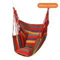 Canvas Hanging Hammock Chair Hanging Rope Swing Bed 200KG Load Bearing For Outdoor Garden Porch Beach Camping Travel no cushion. 
