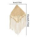 1 Pair Metal Nipple Stickers Women Chain Edge Tassel Breast Bra Nipple Cover Self Adhesive Heart Shape Bra Nipple Pasties.