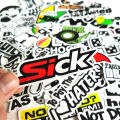 50pcs Funny JDM Styling Stickers Skateboard Luggage Bumper Bike Car Motorcycle Scooter Cool Decals Sticker Bomb Toy Waterproof.