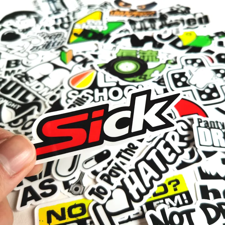 50pcs%20Funny%20JDM%20Styling%20Stickers%20Skateboard%20Luggage%20Bumper%20Bike%20Car%20Motorcycle%20Scooter%20Cool%20Decals%20Sticker%20Bomb%20Toy%20Waterproof%20-%20Image%204
