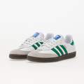 Classic Samba Sneakers With Green Stripes For Men. 